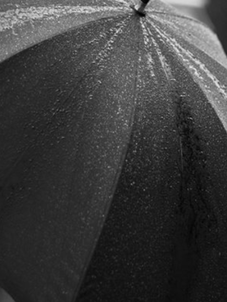Zwarte paraplu Black umbrella